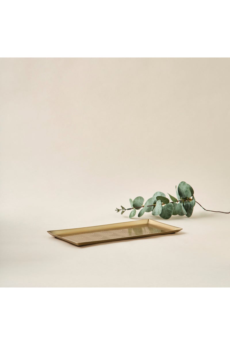 Metallic Etched Decorative Tray - Image 1